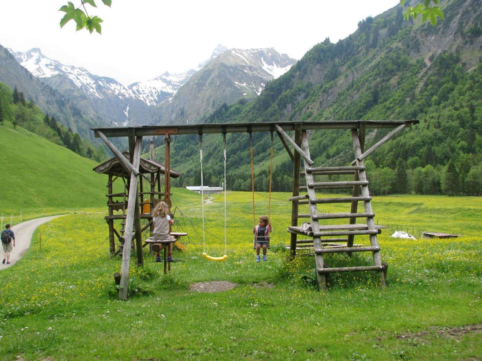Ferienparadies Spielmannsau Oberstdorf Buitenkant foto